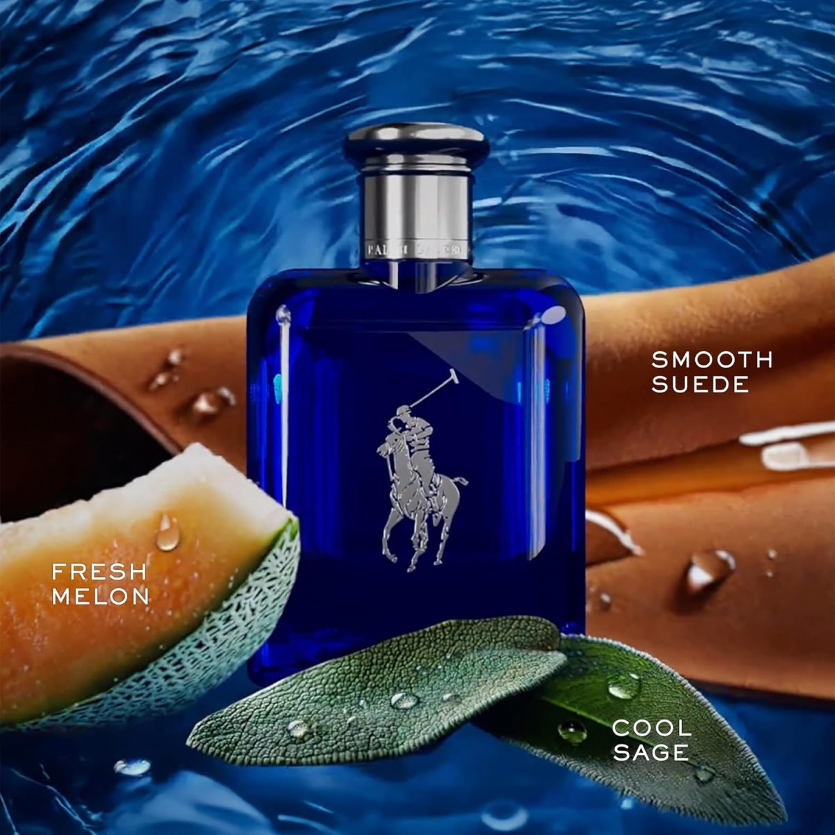 ⁦Ralph Lauren Polo Blue for Men Eau de Toilette 125ml⁩ - الصورة ⁦2⁩