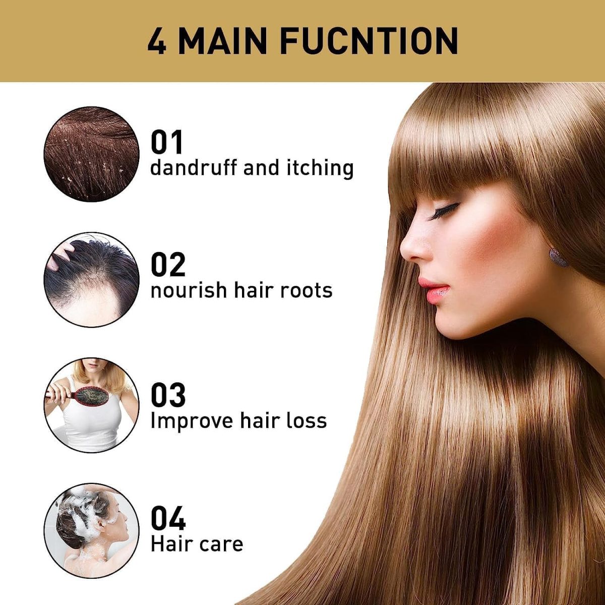 ⁦2023 New Sakura Japanese Shampoo, Sakura Hair Growth Japan'S No. 1 Shampoo, Sakura Shampoo and Conditioner Japanese, for Hair Loss, Volumizing & Moisturizing (Shampoo)⁩ - الصورة ⁦4⁩