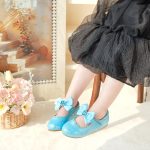 ⁦Otter MOMO Toddler Little Girls Princess Shoes Mary Jane Ballerina Flats Flower Girl Dress Shoes⁩ - الصورة ⁦2⁩