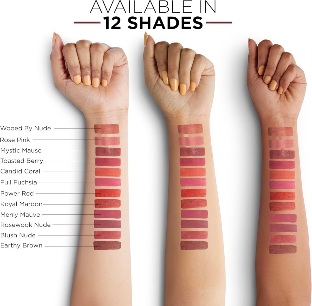 ⁦ZM Zayn & Myza Transfer-Proof Power Matte Lip Colour – Waterproof & Smudge-Proof, Vegan & Halal, High-Payoff “Rosewood Nude,” 6 ml | أحمر شفاه مطفي مقاوم للتحويل والماء، نباتي وحلال، بدرجة “روز وود ن⁩ - الصورة ⁦6⁩