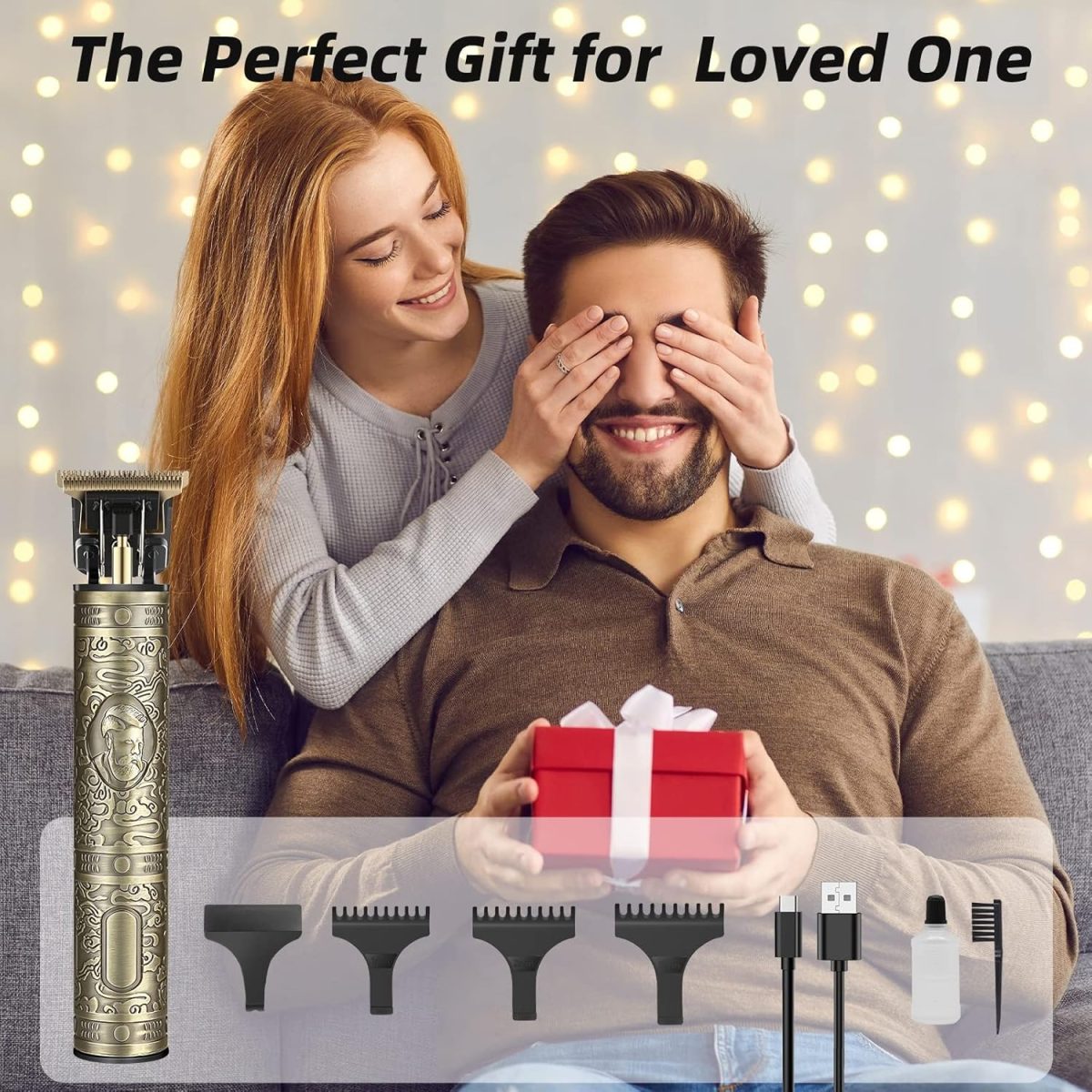 ⁦PROTON Professional Hair Clippers for Men,Electric Cordless T Blade Trimmers for Barbers,Zero Gapped Liners Outliner Clipper for Beard Hair Cutting⁩ - الصورة ⁦7⁩