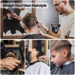 ⁦PROTON Professional Hair Clippers for Men,Electric Cordless T Blade Trimmers for Barbers,Zero Gapped Liners Outliner Clipper for Beard Hair Cutting⁩ - الصورة ⁦6⁩