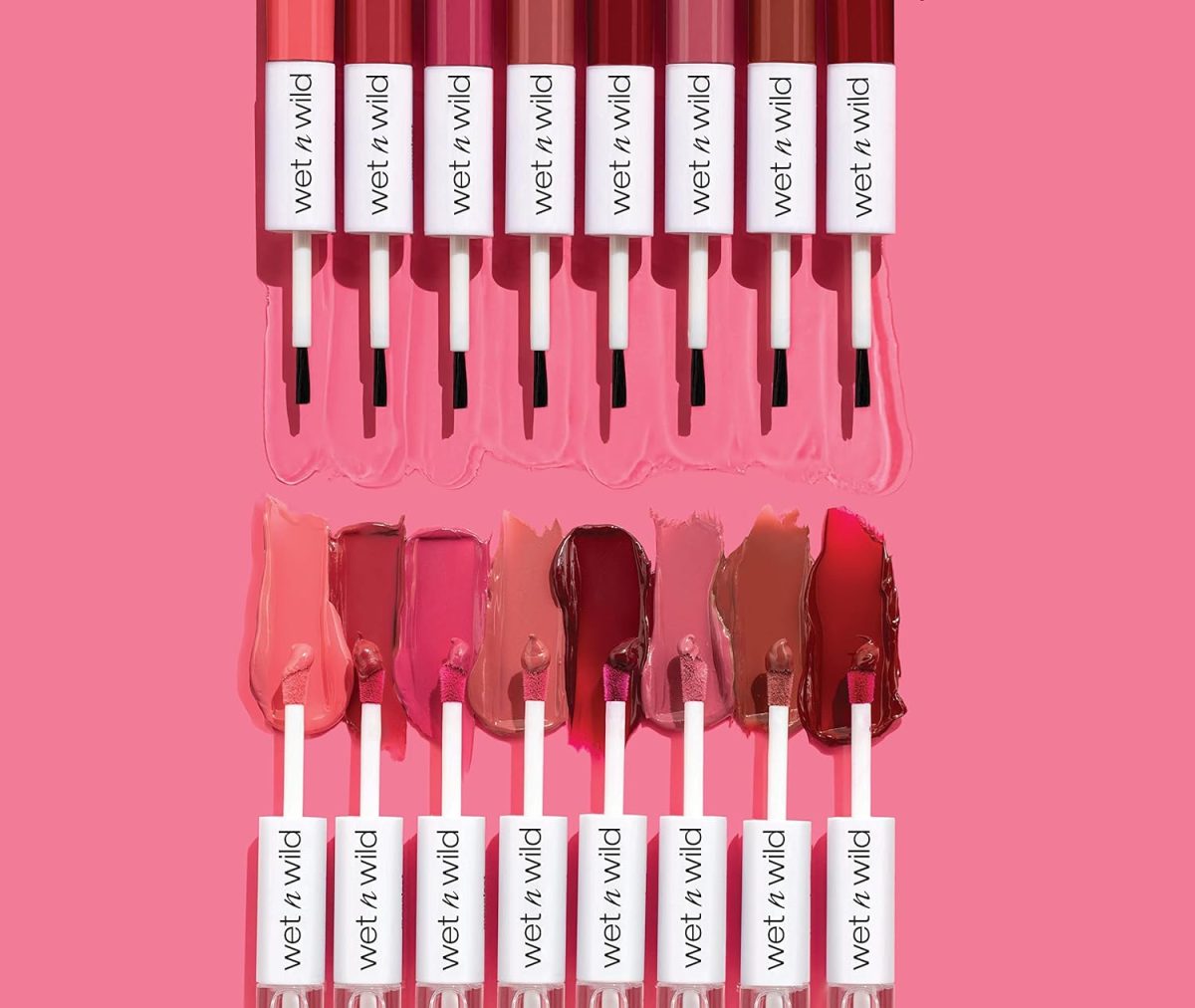 ⁦Wet n Wild 'n' Megalast Lock n' Shine, Dual-Ended Lip Color and Clear Gloss, Vitamin E and Jojoba Oil Enriched Formula, Red-Y-For Me Shade⁩ - الصورة ⁦5⁩