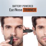 ⁦ConairMan Ear and Nose Hair Trimmer for Men, Cordless Battery-Powered Trimmer with Detail and Shaver Attachments⁩ - الصورة ⁦4⁩