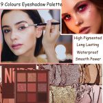 ⁦Khazna Eyeshadow Palette, Women Create Sparkling Eye Makeup Matte Shimmer Eye Shadow Palettes, Long Lasting Eye Makeup Palette, Highly Pigmented Sparkly Glitter Eye Shadow Pallets 9 Colours⁩ - الصورة ⁦6⁩