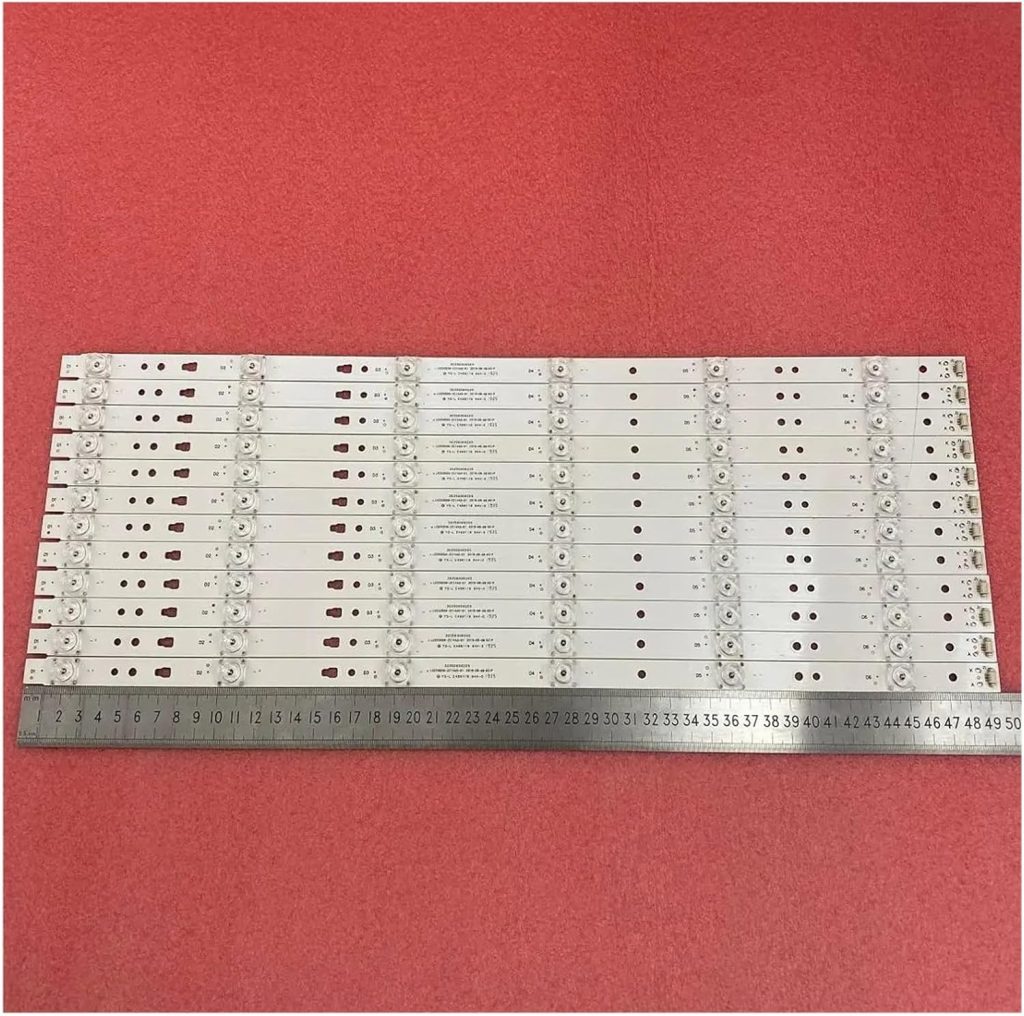 LED Backlight for Pi/on.er PLE5006 LT-50EM76 LT-50C550 P50FN117J MTV-5031LTA2 LED50D6-ZC14-01 LED50D06-ZC14AG LE50K5500TF K50DLM8F (Color : 60pcs For 5 TV)