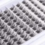 ⁦MAKINGTEC Individual Lashes Cluster Lashes 45 Pcs DIY False Eyelashes Reusable 3D Eyelash Extension Kit Soft Natural C CC D Curl Individual Eyelashes with Eyelash Glue 10/12/14/15/16mm Length⁩ - الصورة ⁦6⁩