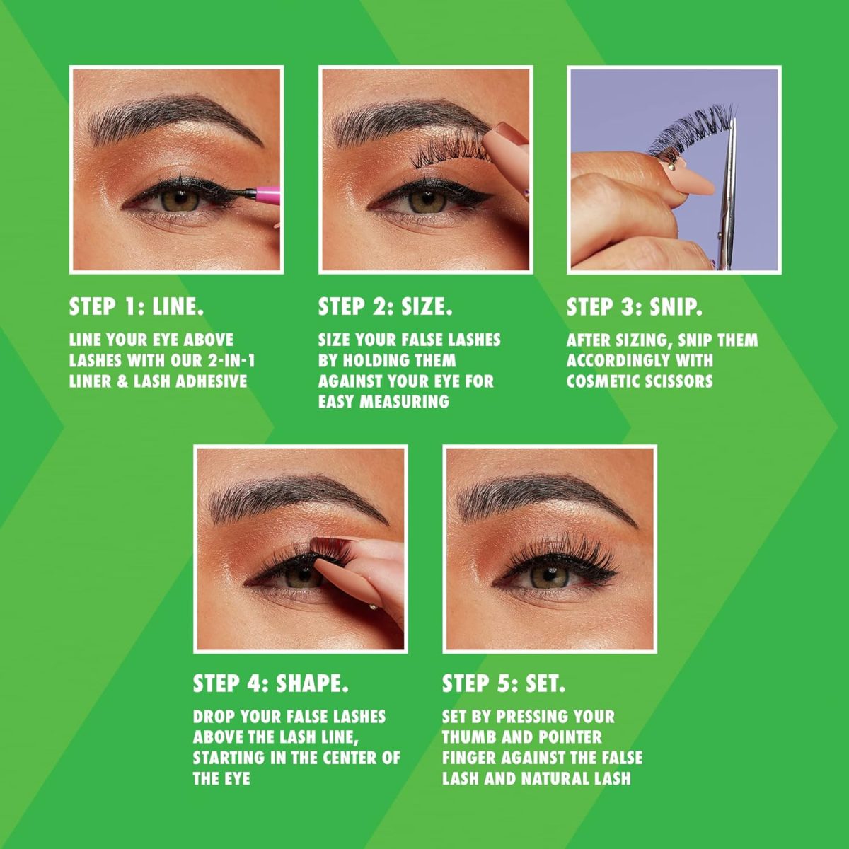 ⁦NYX Professional Makeup Jumbo Lash Vegan False Eyelashes, 03 Wispy Flutter⁩ - الصورة ⁦4⁩
