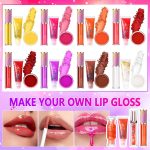 ⁦JCOOS Lip Gloss Making Kit, Lip Gloss Set for Teens Kids Tweens Girls Woman Lip Kit Fun DIY Lipgloss Making Kit, Make Your Own Lip Gloss Kit, Moisturizing Glitter Kids Gifts Stuff for Girls 10-12⁩ - الصورة ⁦3⁩