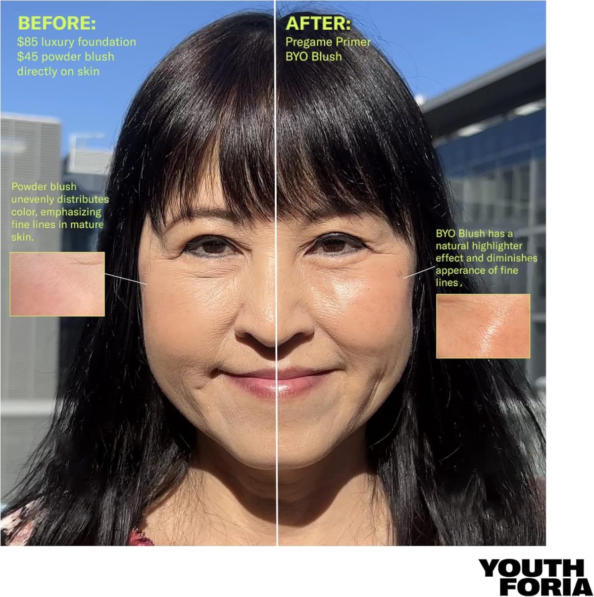 ⁦Youthforia BYO Blush, Color Changing Blush Oil, Reacts To Skin’s Natural pH For Your Instant Perfect Shade, Blendable Formula, Vegan & Cruelty-Free⁩ - الصورة ⁦4⁩