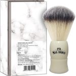 ⁦Man Arden Royal White Premium Shaving Brush With Ultra Soft & Absorbent Bristles & Long Handle | Cruelty Free | For A Smooth Shave⁩ - الصورة ⁦9⁩