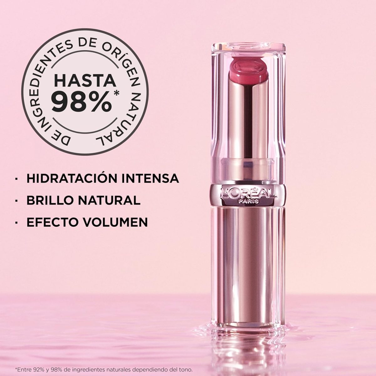 ⁦L’Oréal Paris L'Oreal Lipstick, Balm-In-Lipstick, Keep Lips Hydrated and Smooth, Natural-Looking Shiny Finish, Glow Paradise, 353 Mulberry Ecstatic?⁩ - الصورة ⁦5⁩