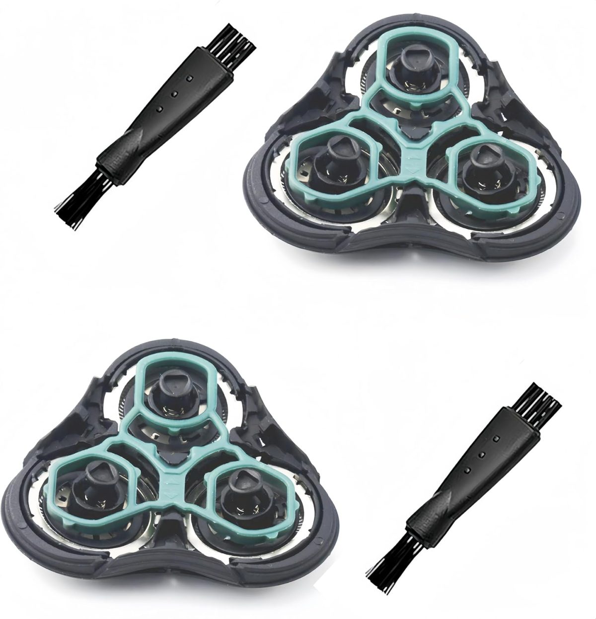 Fivoras RQ11 Replacement Heads Compatible With Philips Norelco Sensotouch Replacement Blades Rq11 For Sensotouch 2D Electric Shaver,1150x, 1160x, 1170x 1180x,Upgraded For Norelco RQ11 Head(2 Head)
