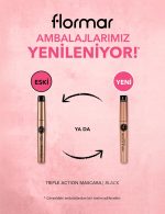 ⁦Flormar Triple Action Mascara⁩ - الصورة ⁦2⁩