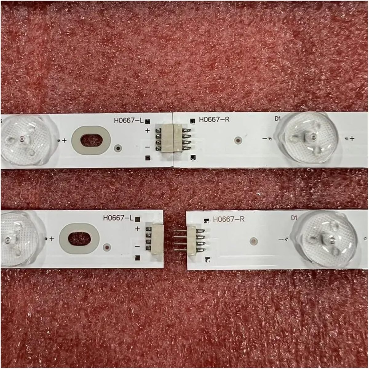 ⁦LED Backlight Strips 11LED For XJ48D11R XJ48D11L-ZC21FG-01 48CE1100 48E2500A ECHOM-48CL_4648CL010 4648CL011 48CE1100 48CE1210M⁩ - الصورة ⁦4⁩