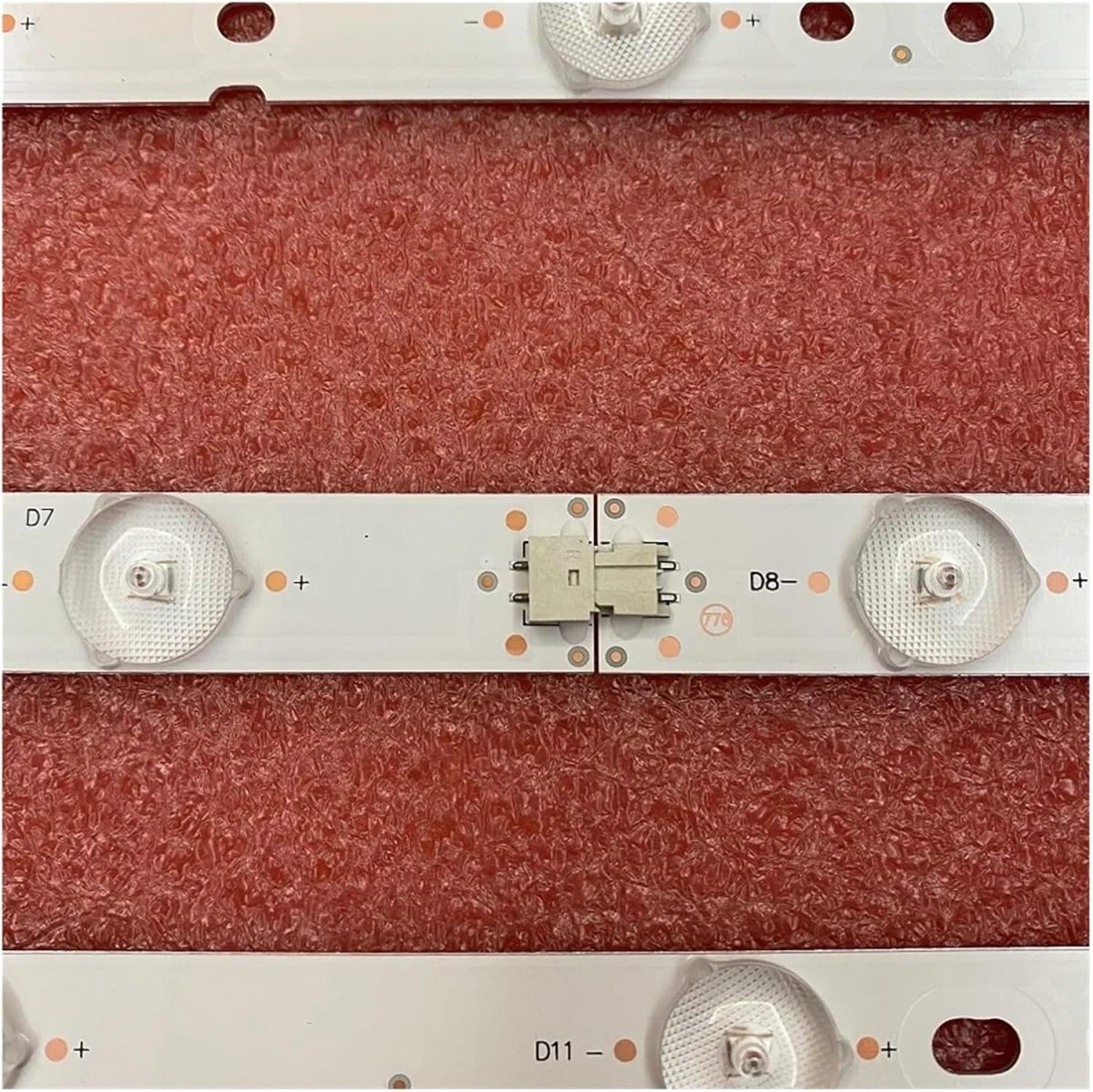 ⁦10pcs LED Backlight For SE55UY04 X505BV 50CE1120 DH50D14L DH50D14R-ZC14F-04 CN50HA708 CRH-K503535T0514R39U K503535T0514L39U⁩ - الصورة ⁦5⁩