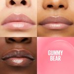⁦Maybelline New York Lifter Gloss Hydrating Lip Gloss with Hyaluronic Acid, Gummy Bear, Sheer Light Pink, 1 Count⁩ - الصورة ⁦2⁩