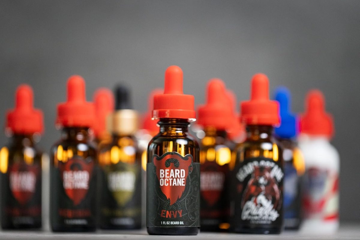 ⁦Beard Octane: Envy - Natural Beard Oil w/Argan Oil - 1 Oz - Promotes Healthy Softer Beards - Made in USA - Premium Handcrafted Beard Care⁩ - الصورة ⁦4⁩