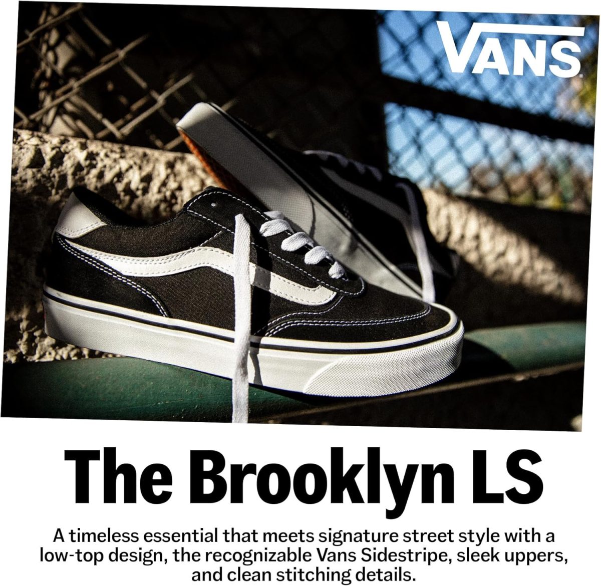 ⁦Vans Brooklyn LS womens LACED SHOES⁩ - الصورة ⁦7⁩
