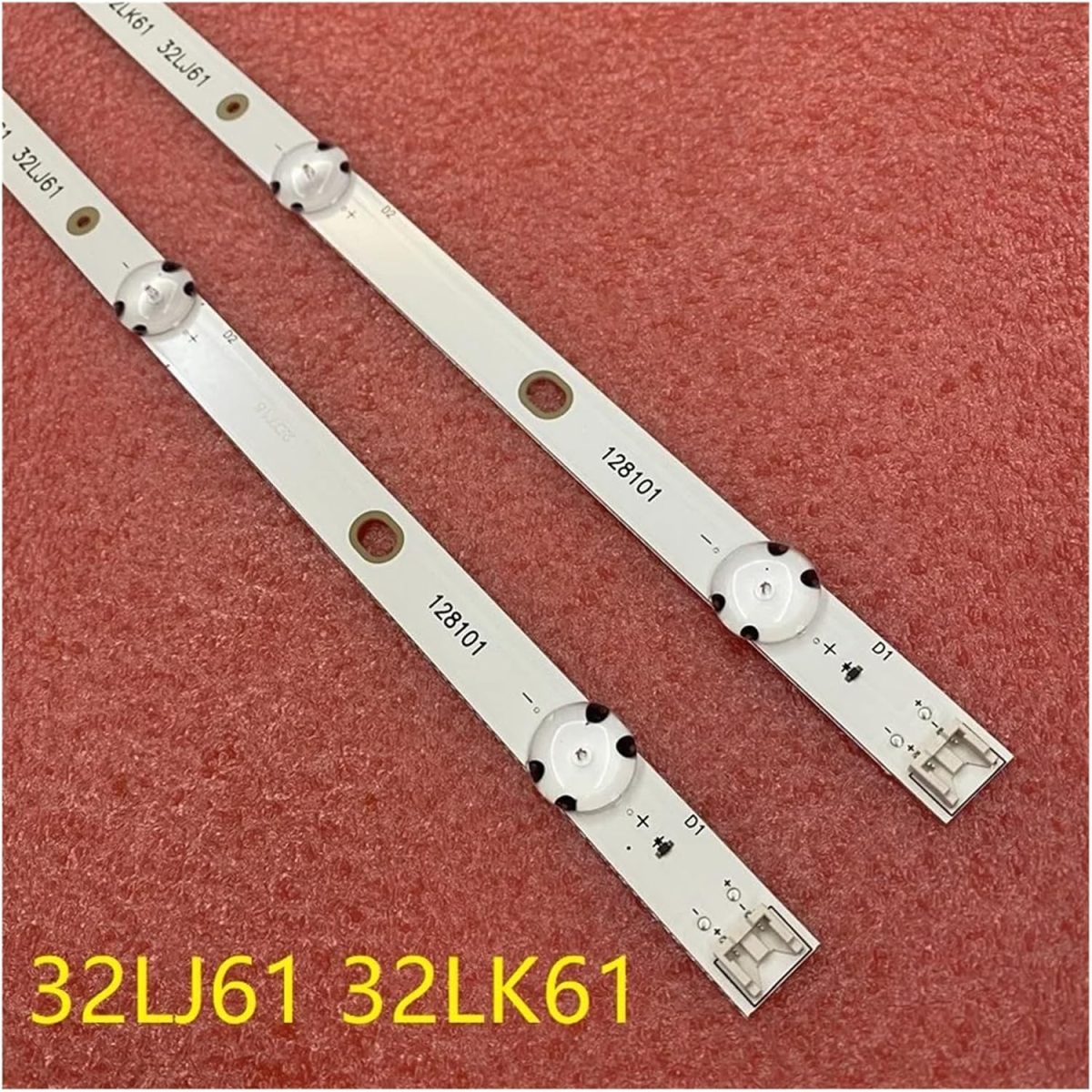 ⁦New 2 PCS/set 5LED 615mm LED backlight strip for L/G 32LJ610V 32LJ610V-ZD 32LJ610U LED ARRAY ASSY 32LJ61 HC320DUN-ABSL1-A14X⁩ - الصورة ⁦4⁩