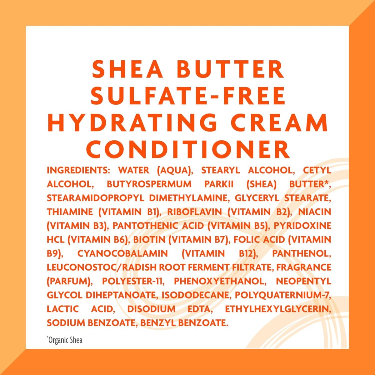 ⁦Cantu Sulfate-Free Hydrating Cream Conditioner with Shea Butter for Natural Hair, 25 fl oz (Packaging May Vary)⁩ - الصورة ⁦10⁩