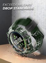 ⁦SUPCASE [Unicorn Beetle Pro Series] Case for Galaxy Watch 5 Pro 45mm (2022 Release), Rugged Protective Case with Strap Bands - Dark Green⁩ - الصورة ⁦5⁩