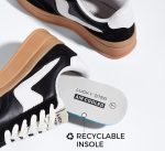 ⁦LUCKY STEP Women's Platform Fashion Sneakers Thick Sole Suede Genuine Leather Classic Rubber Gum Sole Low Top Casual Walking Shoes⁩ - الصورة ⁦3⁩