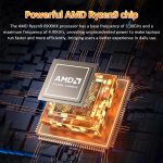 ⁦Auusda 15.6" FHD Gaming Laptop, AMD Ryzen 9 6900HX (8/16, 4.9GHz), 16GB RAM, 1TB SSD, Pro Edition OS, Ultimate Performance⁩ - الصورة ⁦2⁩
