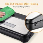 ⁦INKBIRD INK-VS03 Food Vacuum Sealer Machine, Sealing Time Display, 80KPA Strong Suction, Automatic Vacuum Sealer with Starter Kit for Food Storage and Sous Vide⁩ - الصورة ⁦5⁩