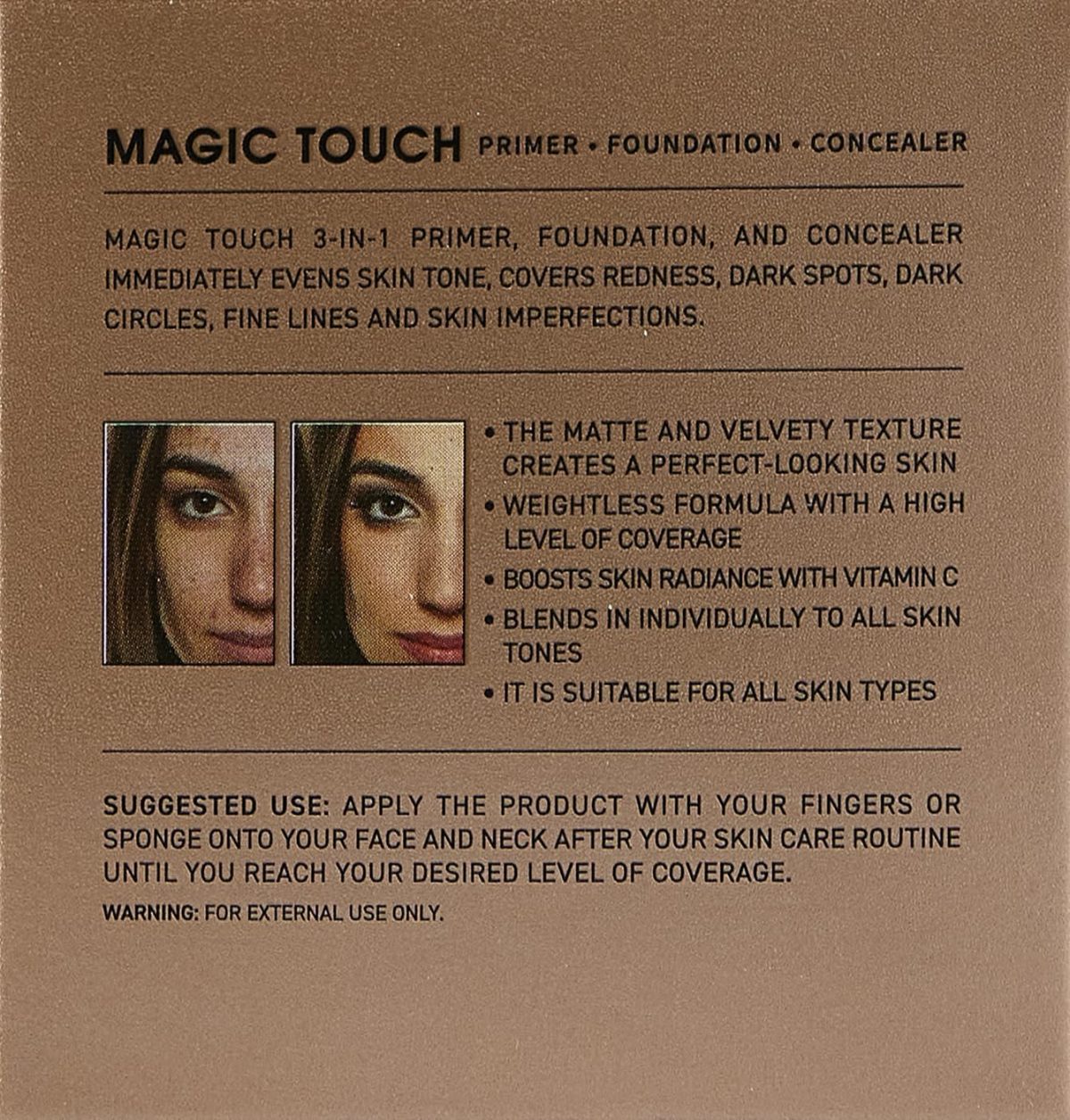 ⁦Bio Balance BIOBALANCE MAGIC TOUCH PRIMR.FOUNDATN.CONCEALR+ VIT C:601118⁩ - الصورة ⁦3⁩