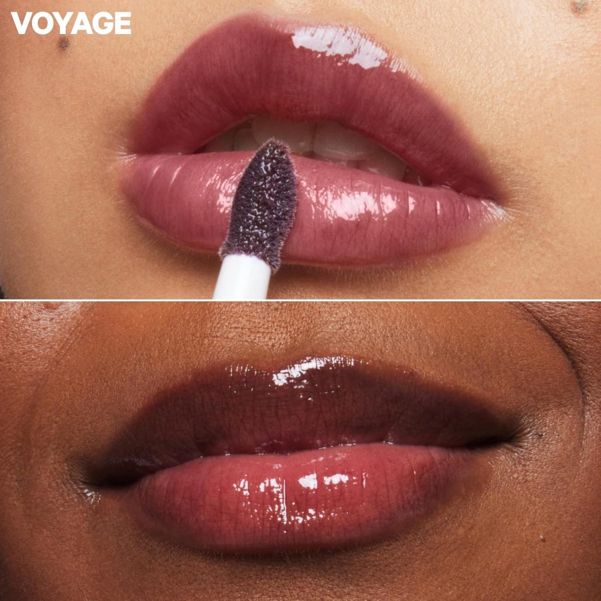 ⁦Milk Makeup Odyssey Lip Oil Gloss, Voyage (Blackberry) - 0.2 oz - Semi-Sheer, High-Shine Lip Gloss for Smoother, Fuller Lips - Long Lasting & Non Sticky - Sweet Vanilla Scent - Vegan Cruelty Free⁩ - الصورة ⁦3⁩