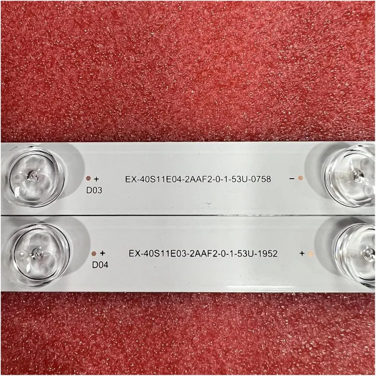 ⁦LED backlight for Pana/so.nic TX-40AS640E TX-40AX630B TX-40AX630 TX-40AXR630 TX-40AX630E TX-40AXW634 EX-40S11E04 EX-40S11E03-2AAF2 (Color : 5Kit For 5 TV)⁩ - الصورة ⁦5⁩