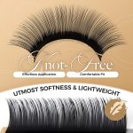 ⁦Russian Volume Lashes 0.03mm Thickness C Curl 8-15mm Mix Tray Faux Individual Eyelash Extension Soft Semi-Permanent Lashes Pure Korean(Professional Salon Use)⁩ - الصورة ⁦2⁩