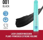 ⁦Rimmel Kind & Free Lash Loader, Black, Mascara, Volumising Mascara, Mascara for Sensitive Eyes, Buildable, Ophthalmologist Tested, Vegan Formula, 9.5ml⁩ - الصورة ⁦2⁩