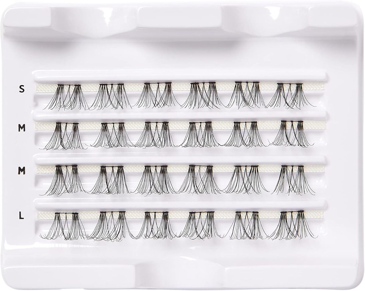 ⁦KISS DIY Eyelash Extension Wispy Wisps - Featherlight Synthetic Reusable Artificial Eyelashes Multipack of 24 Mini Lash Clusters for Natural Lash Extension Look⁩ - الصورة ⁦12⁩