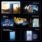 ⁦Samsung Galaxy M15 5G Prime Edition (Blue Topaz,4GB RAM,128GB Storage) | Super AMOLED Display| 50MP Triple Cam| 6000mAh Battery| MediaTek Dimensity 6100+ | 4 Gen. OS Upgrade & 5 Year Security Update⁩ - الصورة ⁦2⁩