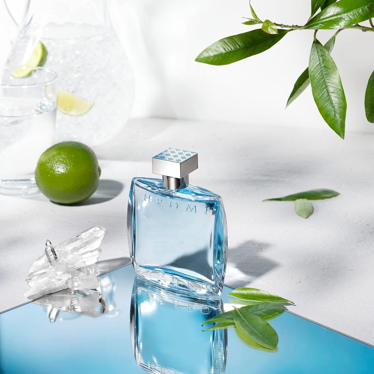 ⁦Azzaro Chrome Eau De Toilette For Men, 100 Ml⁩ - الصورة ⁦6⁩