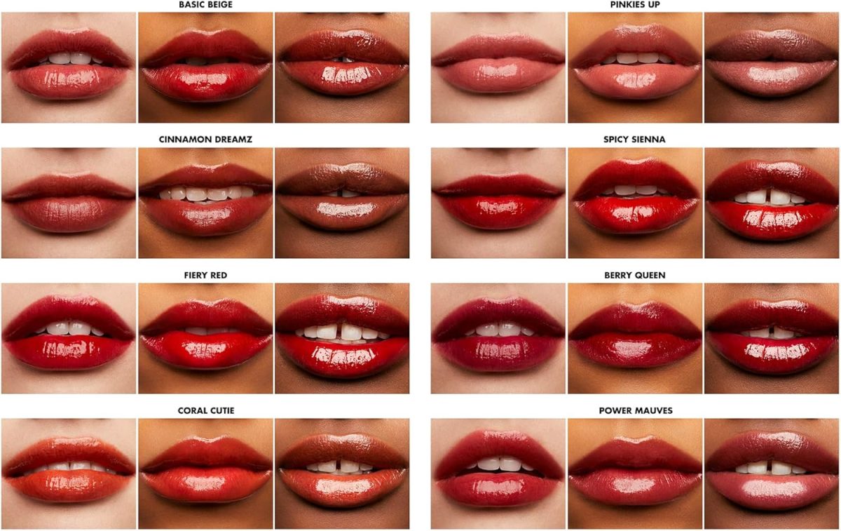 ⁦e.l.f. Cosmetics Glossy Lip Stain, Lightweight, Long-Wear Lip Stain For A Sheer Pop Of Colour & Subtle Gloss Effect, Basic Beige⁩ - الصورة ⁦4⁩