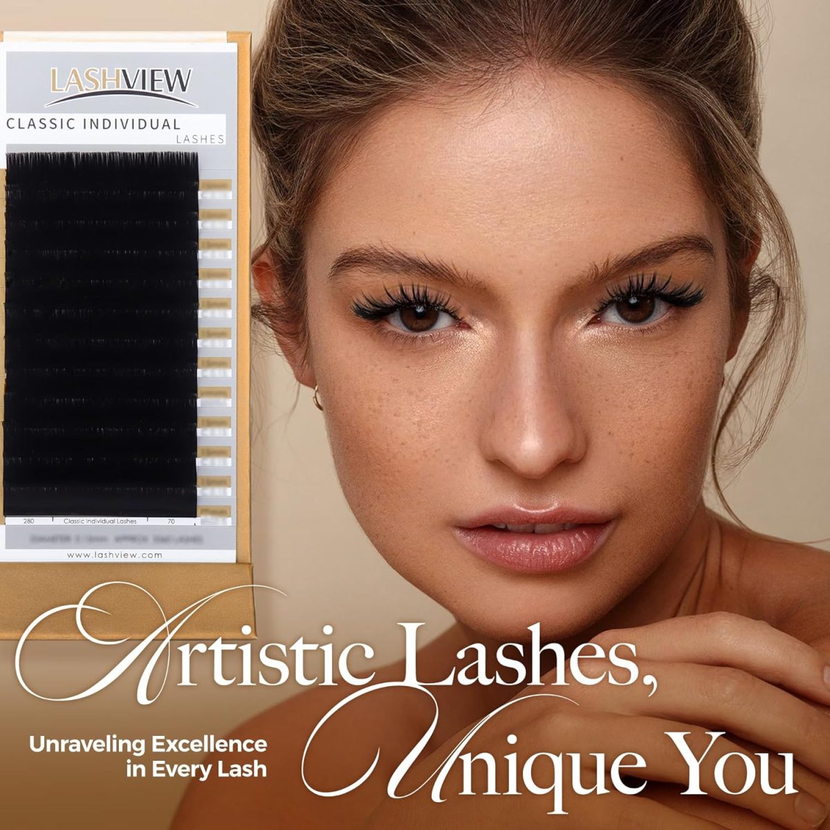 ⁦Russian Volume Lashes 0.03mm Thickness C Curl 8-15mm Mix Tray Faux Individual Eyelash Extension Soft Semi-Permanent Lashes Pure Korean(Professional Salon Use)⁩ - الصورة ⁦9⁩