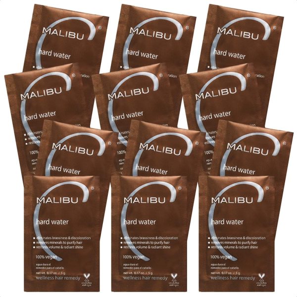 Malibu C Hard Water Wellness Hair Remedy Professional Hair Treatment For Nourished Hair Growth 12 Count