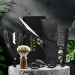 ⁦DEMAXA Professional Hair Scissors 6.5 Inch - Premium High Carbon Stainless Steel Barber Salon Hair Shears for Haircut Scissors - Ergonomic Design Super-Sharp Hair cutting Shears Blades⁩ - الصورة ⁦7⁩
