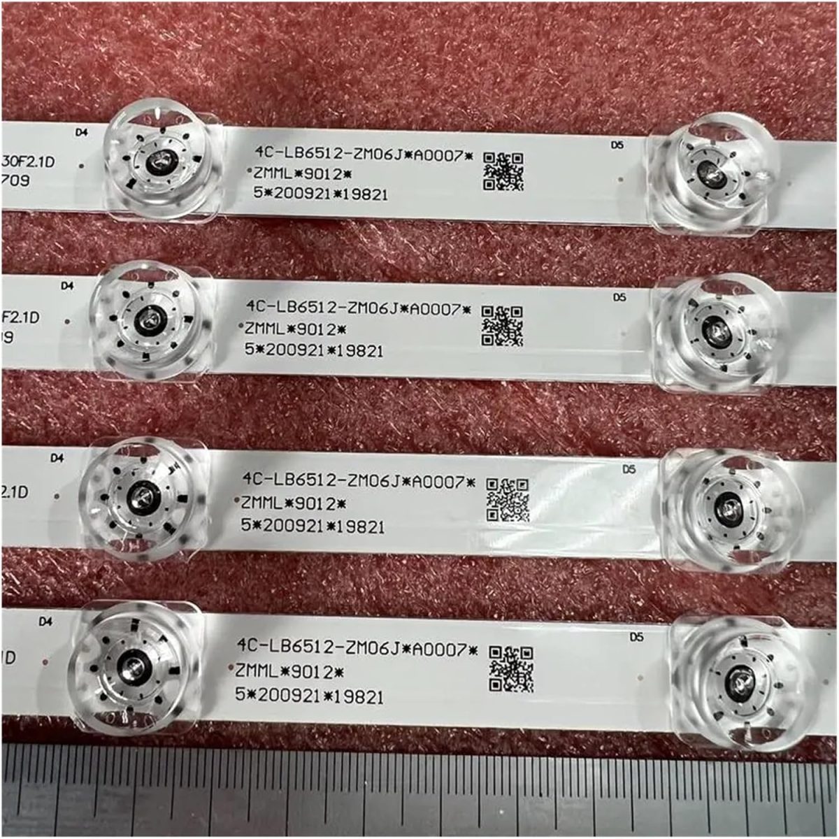 ⁦TILLOJJ LED Backlight 12LED for T.C/L 65S431 65S434 65S435 65S443 65P618 65V2D 65L8 65F9 6533F9 65V690 65N668 65A465 65RP620K GIC65LB105⁩ - الصورة ⁦3⁩
