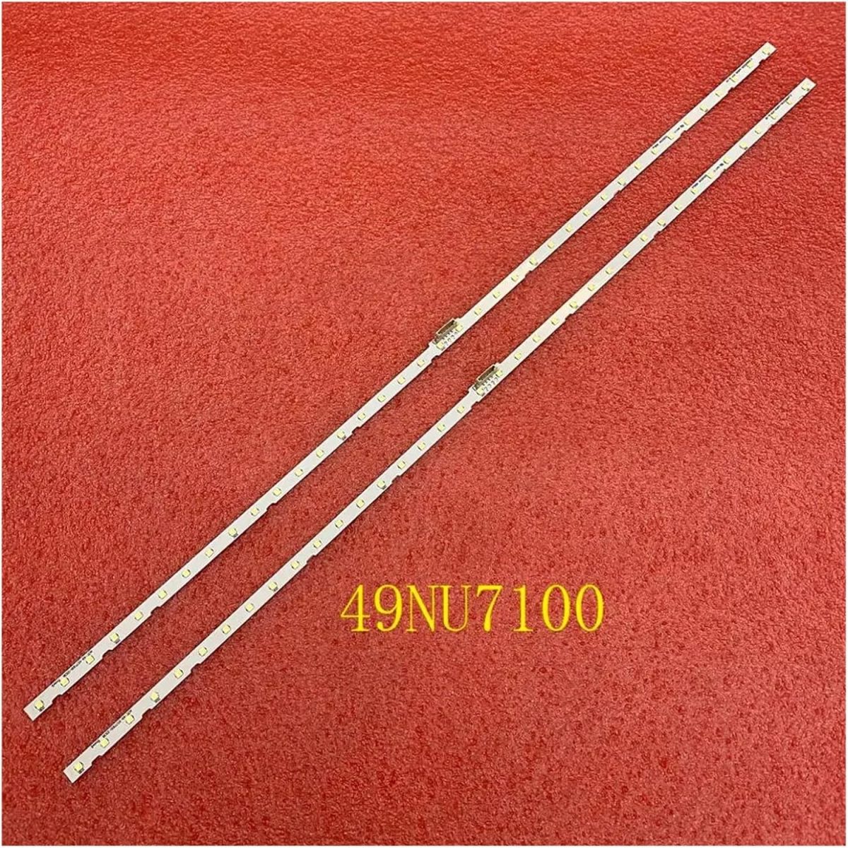 ⁦TILLOJJ LED Backlight Strip for Sam/s.ung UA49NU7300 UN49NU7300G UN49RU7100 UE49NU7670U UN49NU7100 UN49NU7100AG UN49NU7100G UN49NU7300 (Color : 2 PCS For 1 TV)⁩ - الصورة ⁦2⁩