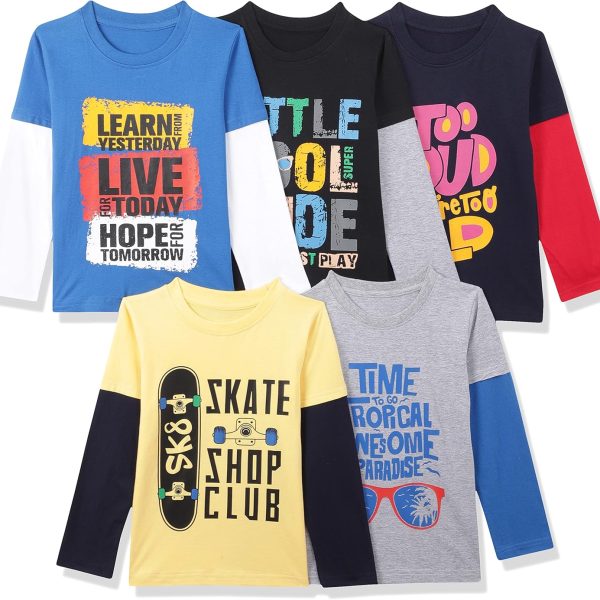 T2F Boys Boys Full Sleeve Tshirt T-Shirt