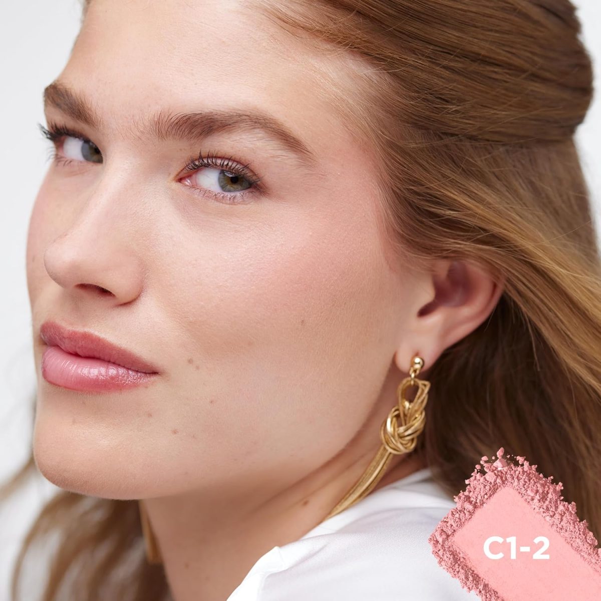 ⁦L’Oréal Paris L'Oreal True Match Super-Blendable Powder Blush, Baby Blossom C1-2, 0.21 Oz (Packaging May Vary)⁩ - الصورة ⁦4⁩