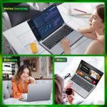 ⁦15.6 inch gaming laptop,N4000 Processor,8GB RAM 256GB SSD,Notebook Computers Laptops 1920x1080 Display,WiF5,Mini HDMI, win 11 pro,Laptops for Students,Business Work,gaming laptop cheap,portable gamer⁩ - الصورة ⁦7⁩