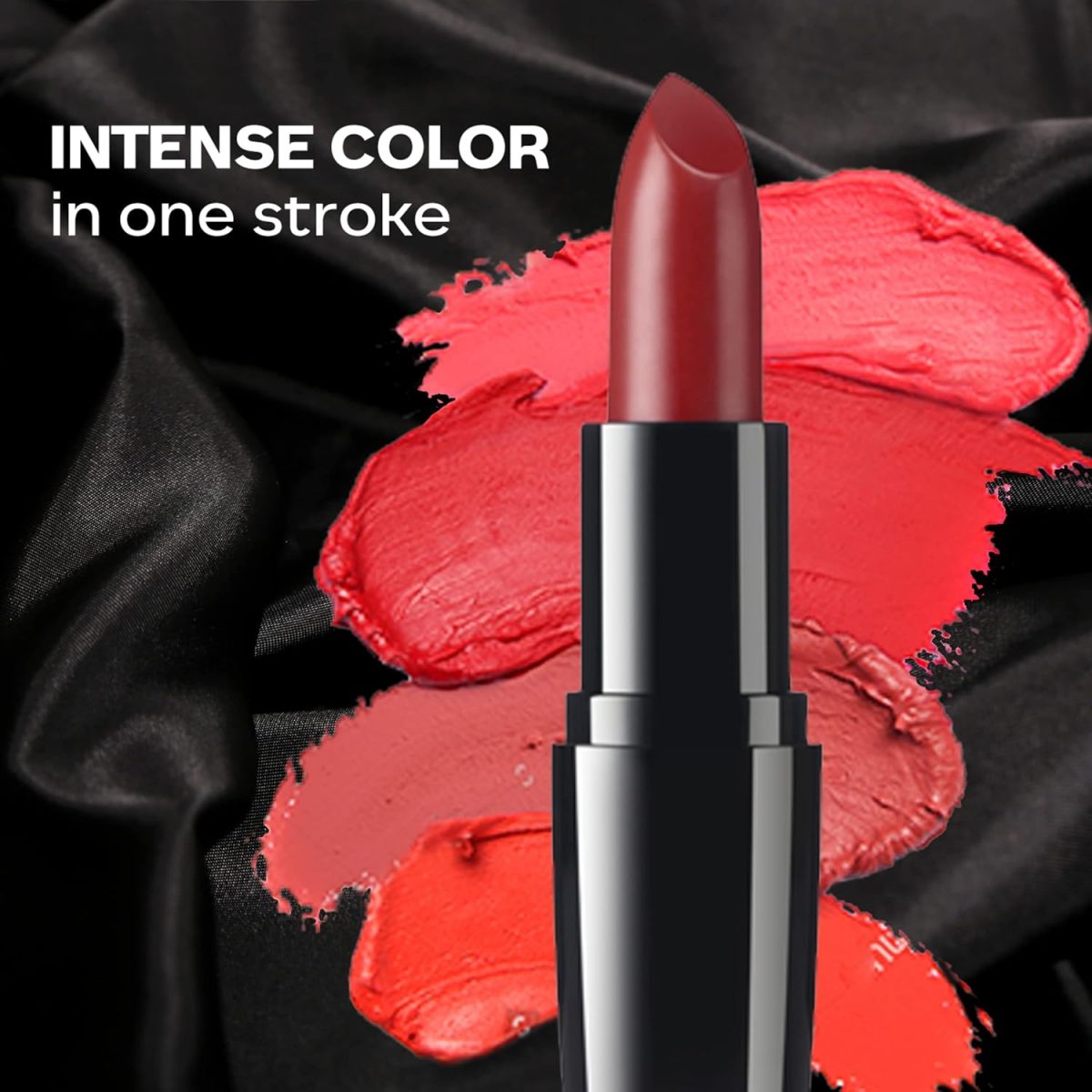 ⁦FACESCANADA Faces Canada Weightless Crème Glossy Lipstick 4 g Burgundy 17 (Wine)⁩ - الصورة ⁦3⁩
