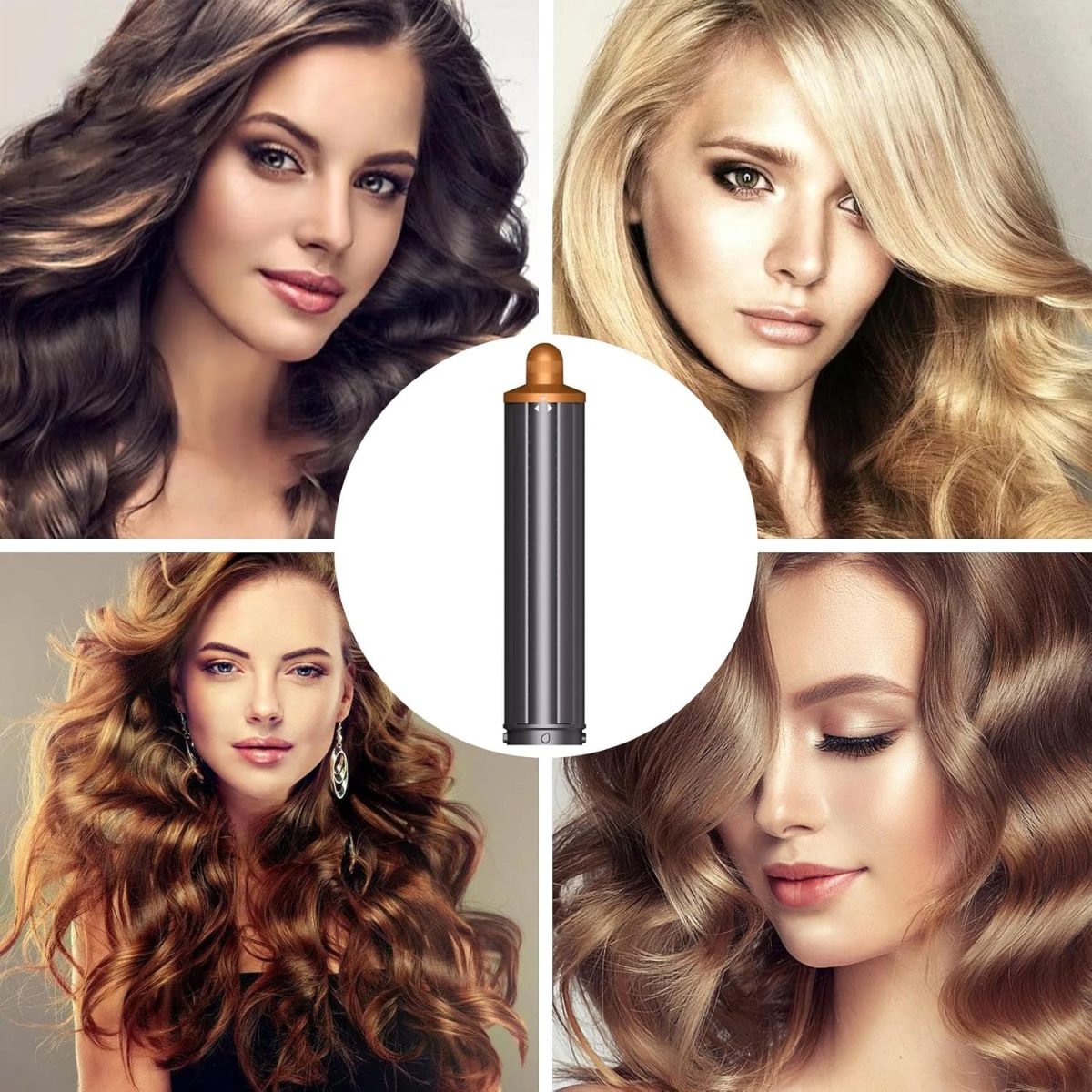 ⁦40mm Long Hair Curler Attachment for Dyson Airwrap Styler HS05 HS01, Hair Curler for Dyson Hair Dryer Attachments, for Dyson Airwrap Accessories, 40mm Attachments Long for Dyson Long Attachments⁩ - الصورة ⁦6⁩
