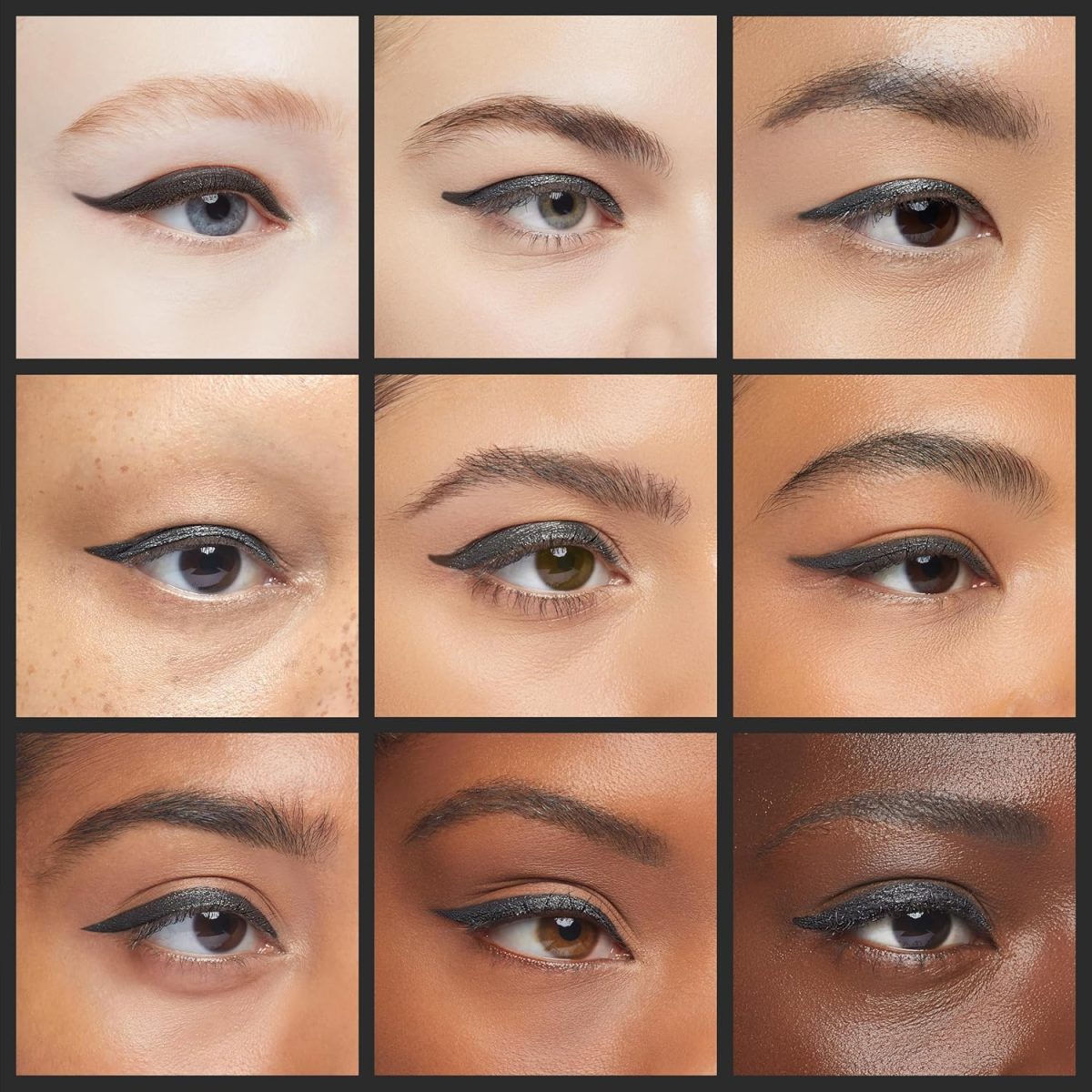 ⁦Palladio Wooden Eyeliner Pencil, Thin Pencil Shape, Easy Application, Firm yet Smooth Formula, Perfectly Outlined Eyes, Contour and Line, Long Lasting, Rich Pigment, Charcoal⁩ - الصورة ⁦4⁩