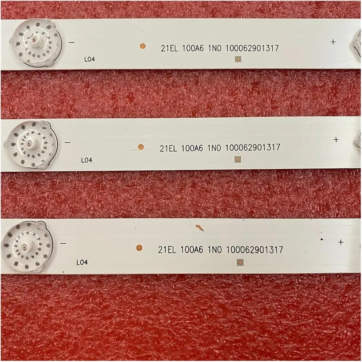 ⁦5LED LED backlight strip for A/K.AI 50" AKTV500 MS-L0967-L V2 V3 V4 R72-50D04-017-13 21MQ300D (Color : 40pcs For 5 TV)⁩ - الصورة ⁦4⁩